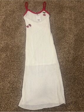 ❤️ NEW WAYF COCO SCHIFFER EMBROIDERED MAXI STRAP DRESS SIZE SMALL ❤️